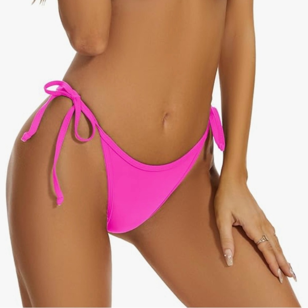 🌴Hot pink bikini bottom